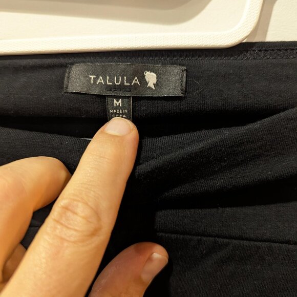 Talula Black Skirt M Aritzia Cottagecore Athleisure Mint Condition - Picture 6 of 6